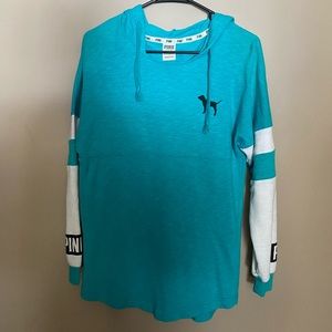 VS pink light weight hoodie